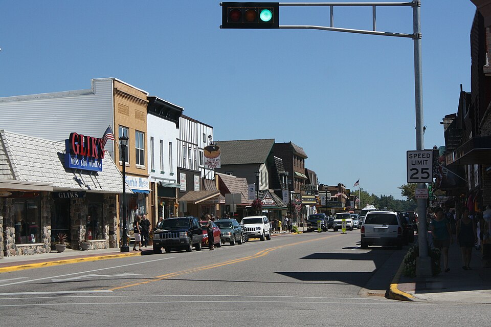 Downtown Eagle River, Vilas County, Wisconsin
