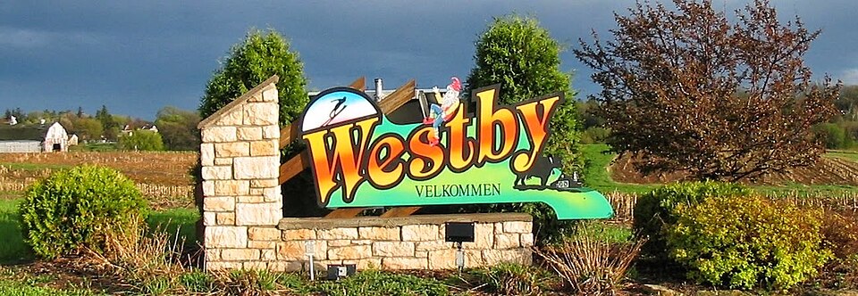 Westby — Velkomen to Westby, Vernon County, Wisconsin