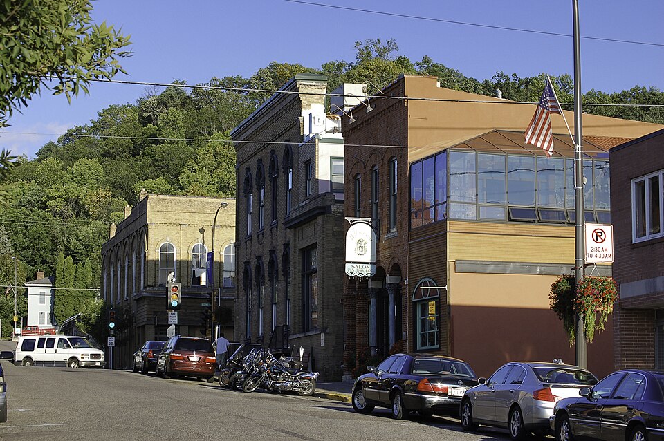 Downtown Hudson, September 2010, St. Croix County, Wisconsin
