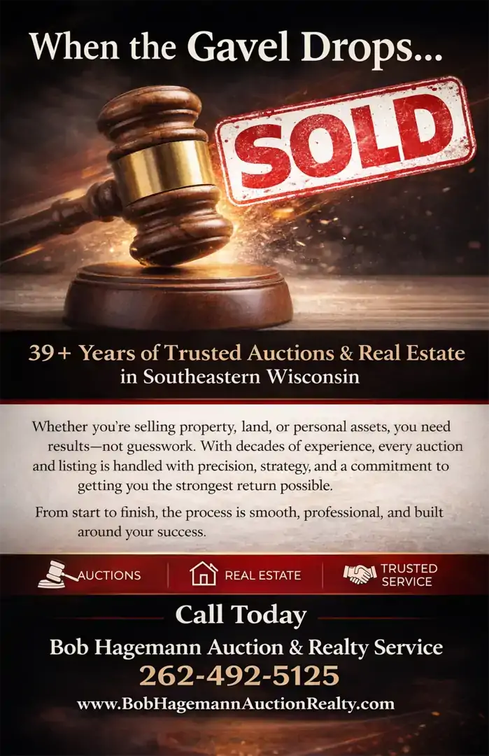 Bob Hagemann Auction & Realty Service — premium county advertisement