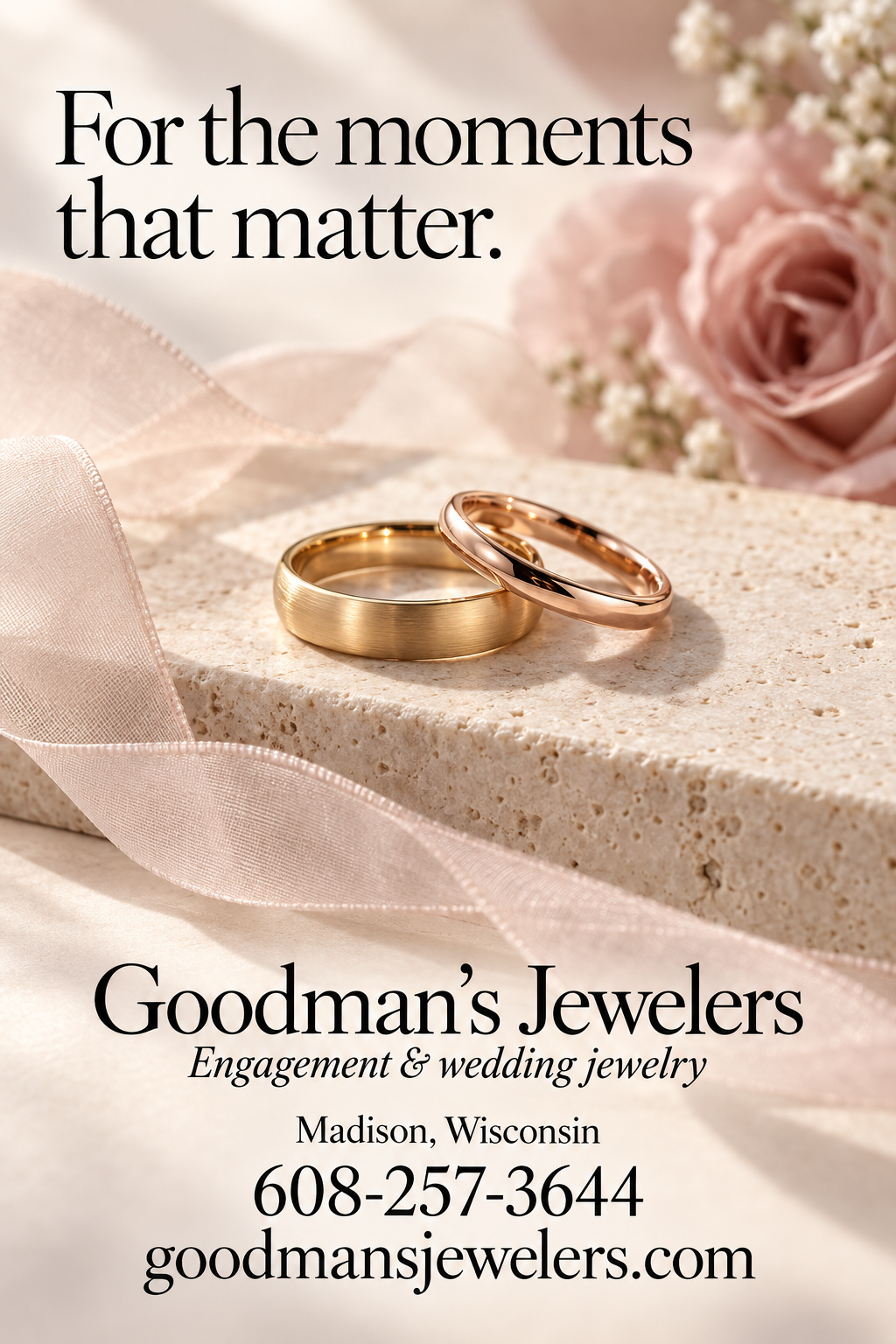 Goodman’s Jewelers — premium county advertisement
