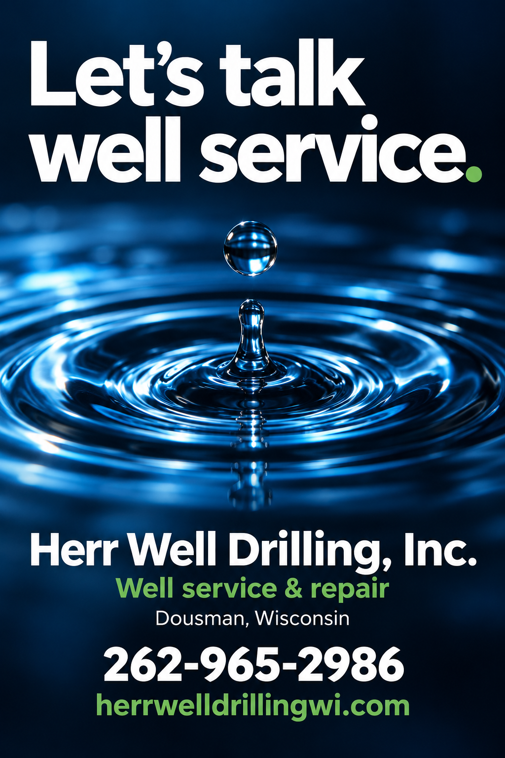 Herr Well Drilling Inc — premium advertisement 1