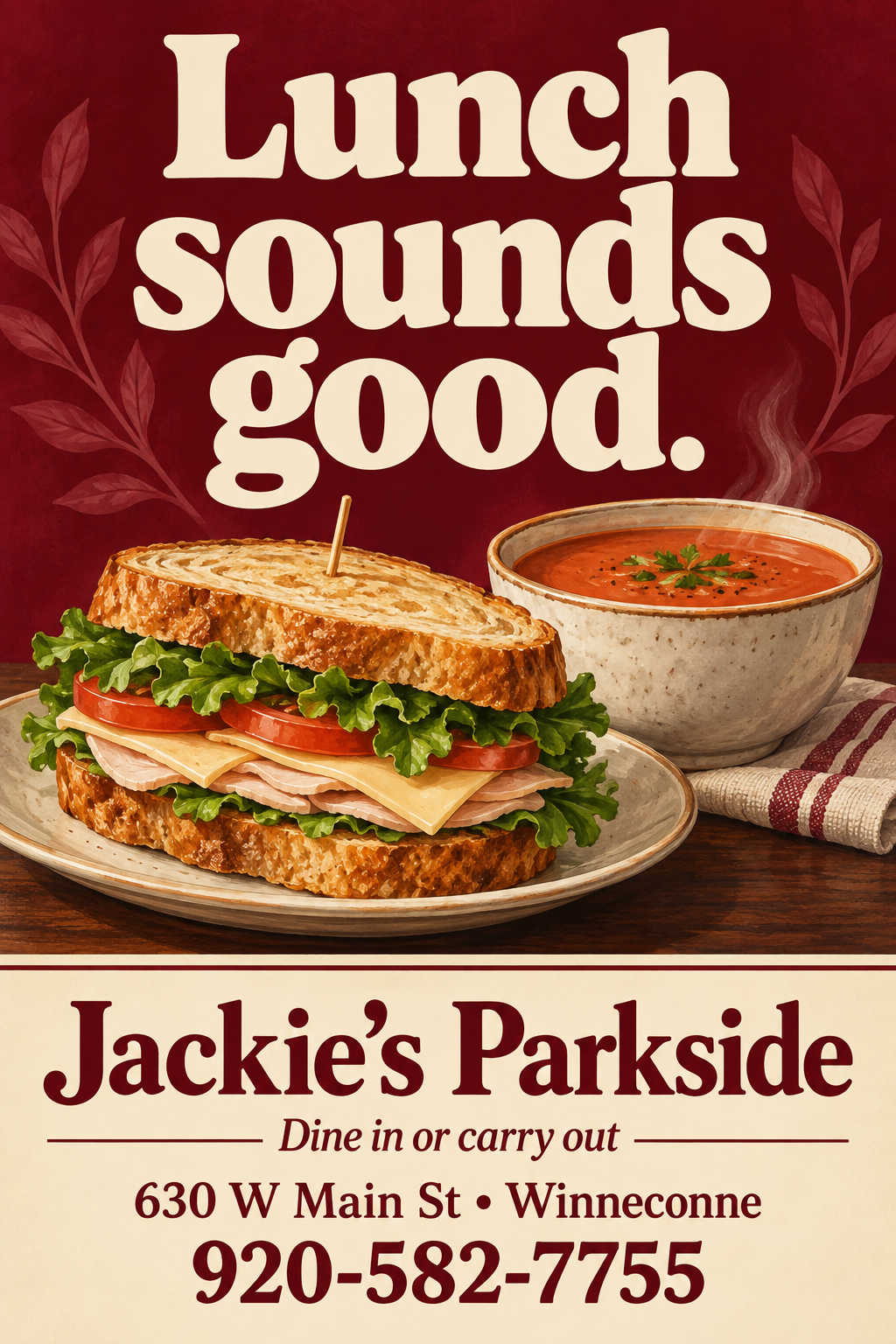 Jackie’s Parkside — premium advertisement 1