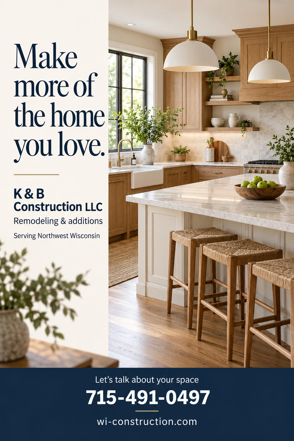 K&B Construction LLC — premium county advertisement