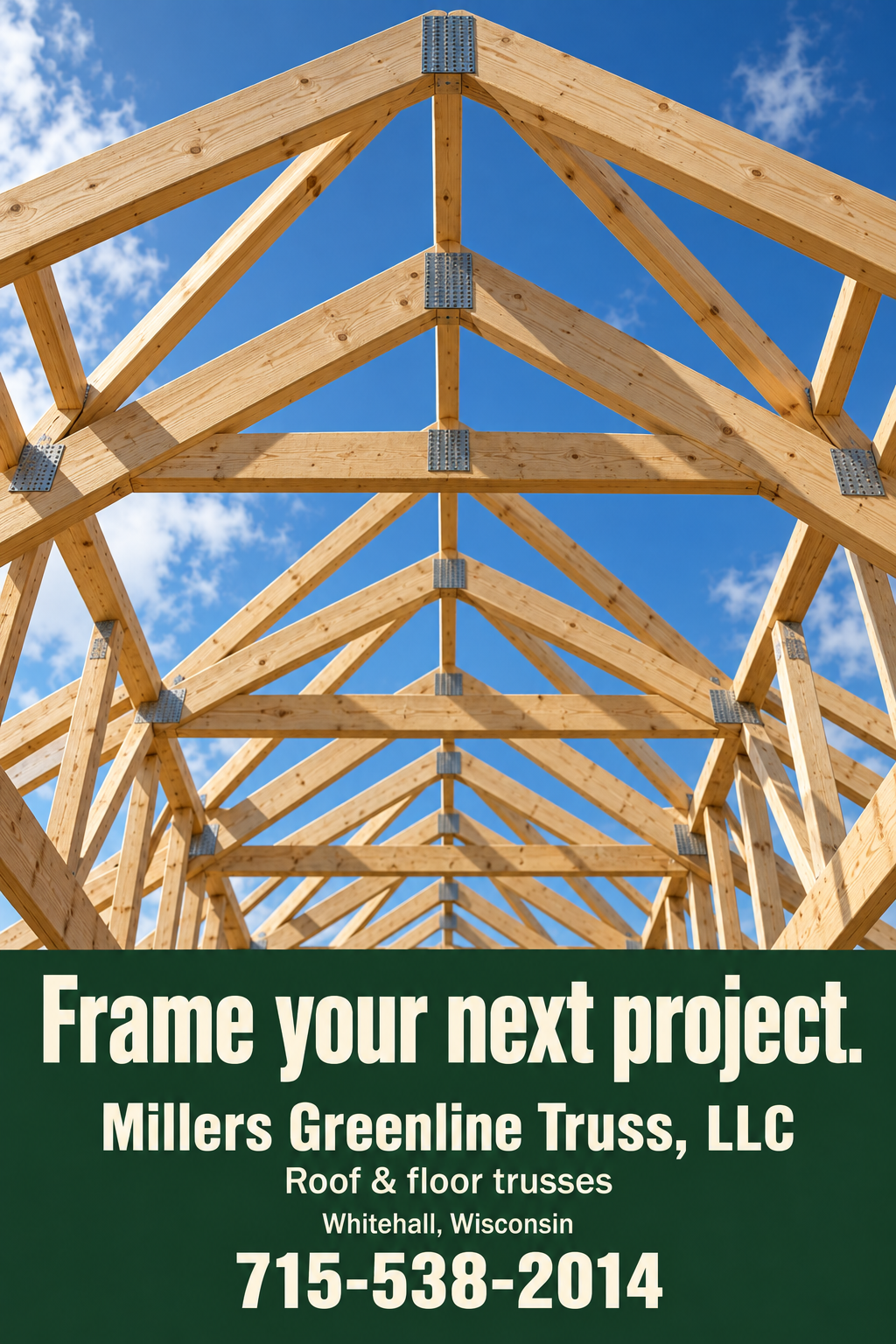 Millers Greenline Truss, LLC — premium county advertisement
