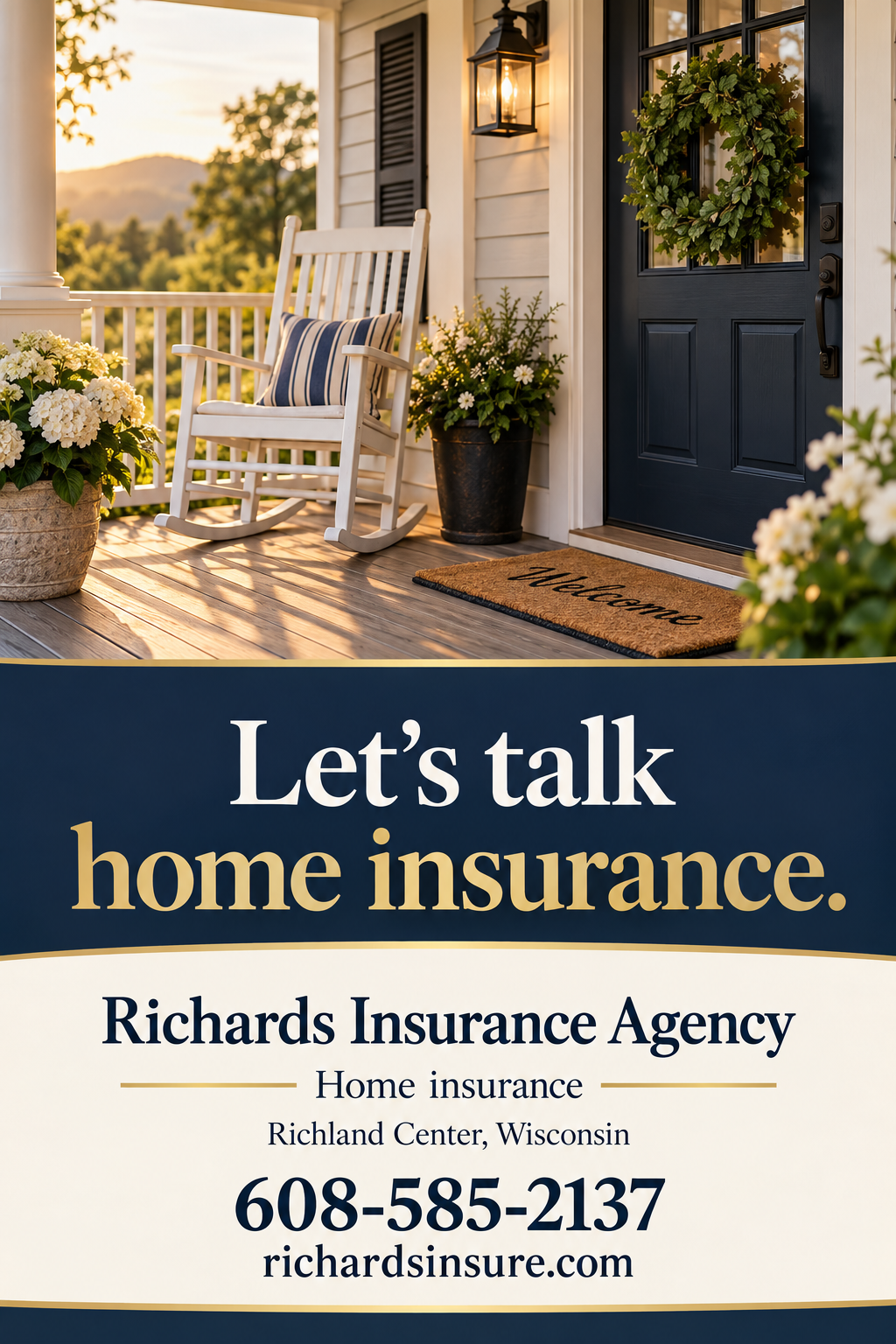 Richards Insurance Agency — premium county advertisement