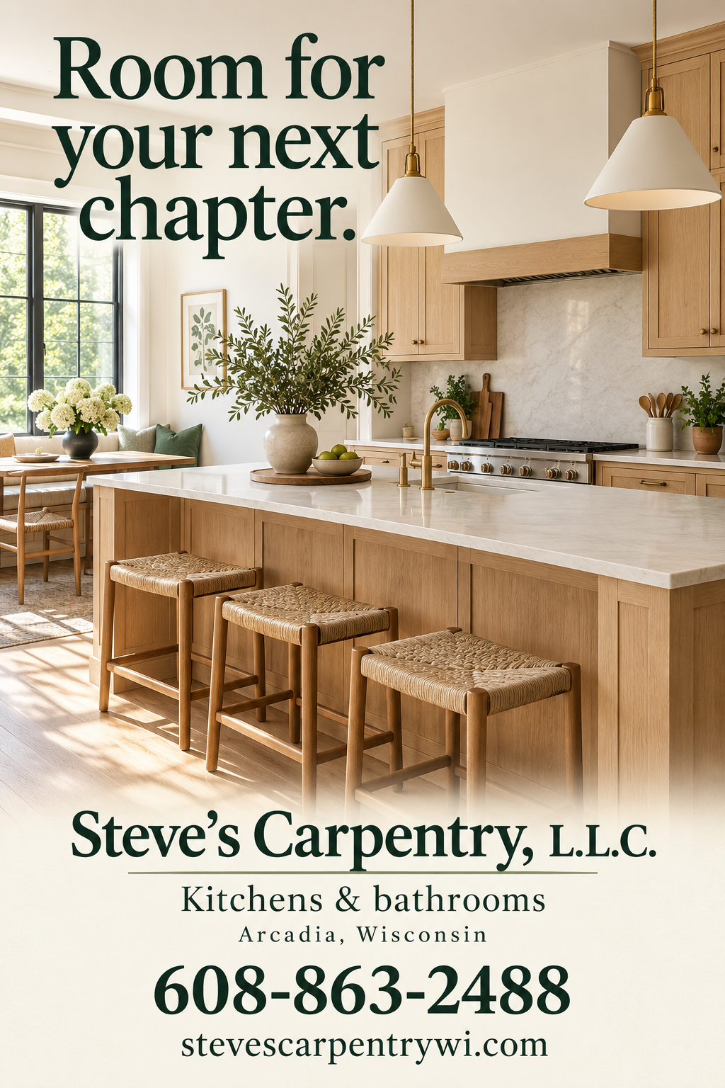 Steve’s Carpentry, L.L.C. — premium county advertisement