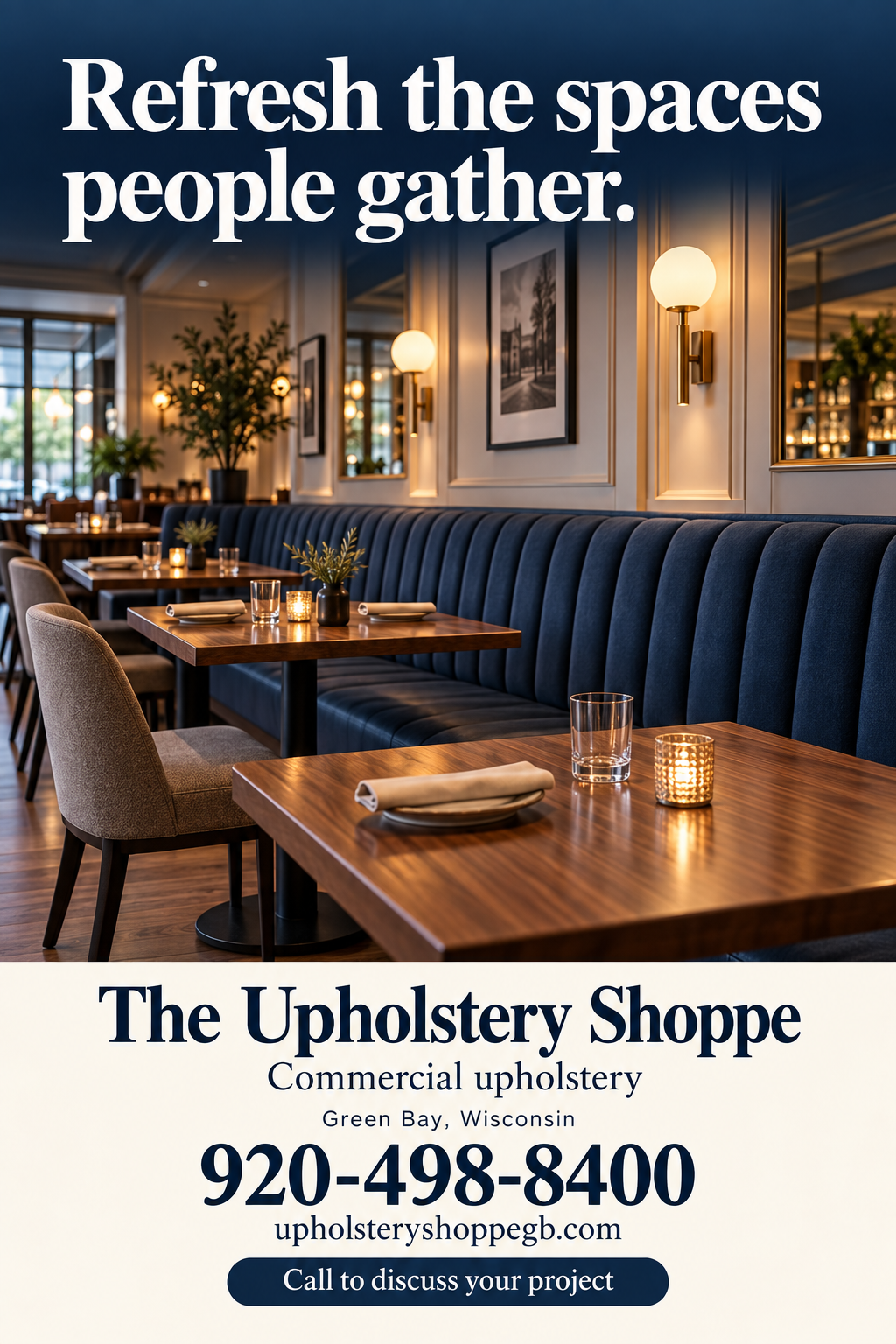 The Upholstery Shoppe — premium advertisement 3