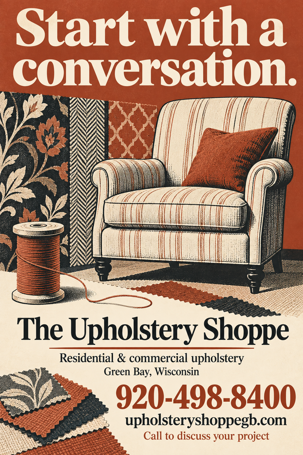 The Upholstery Shoppe — premium advertisement 4