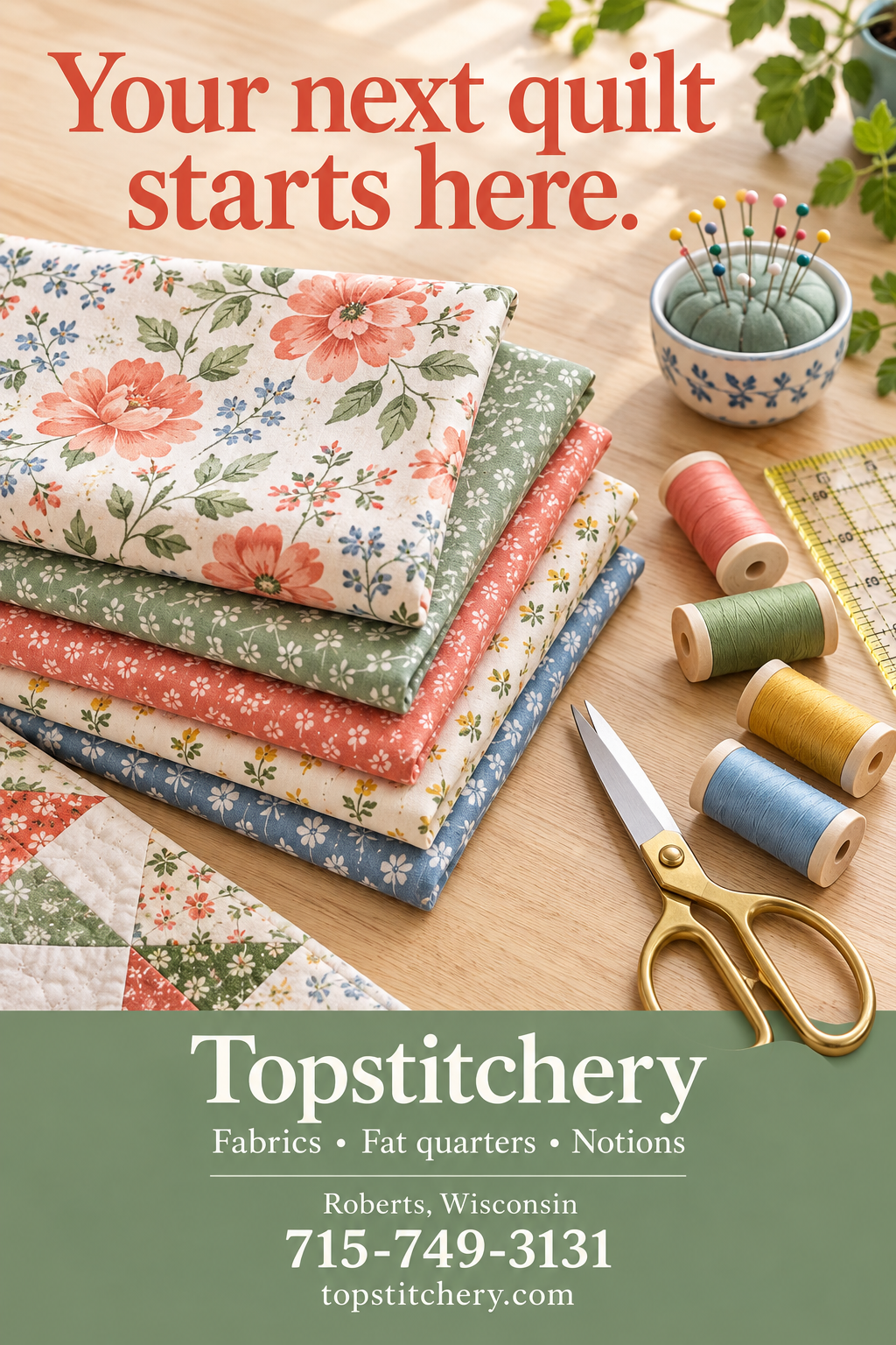 Topstitchery, LLC — premium advertisement 1