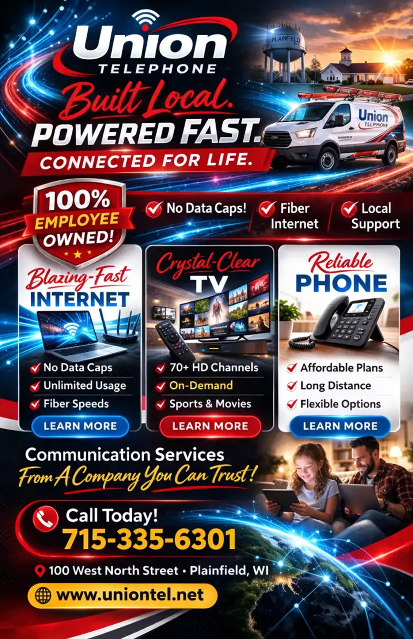 Union Telephone — premium advertisement 1