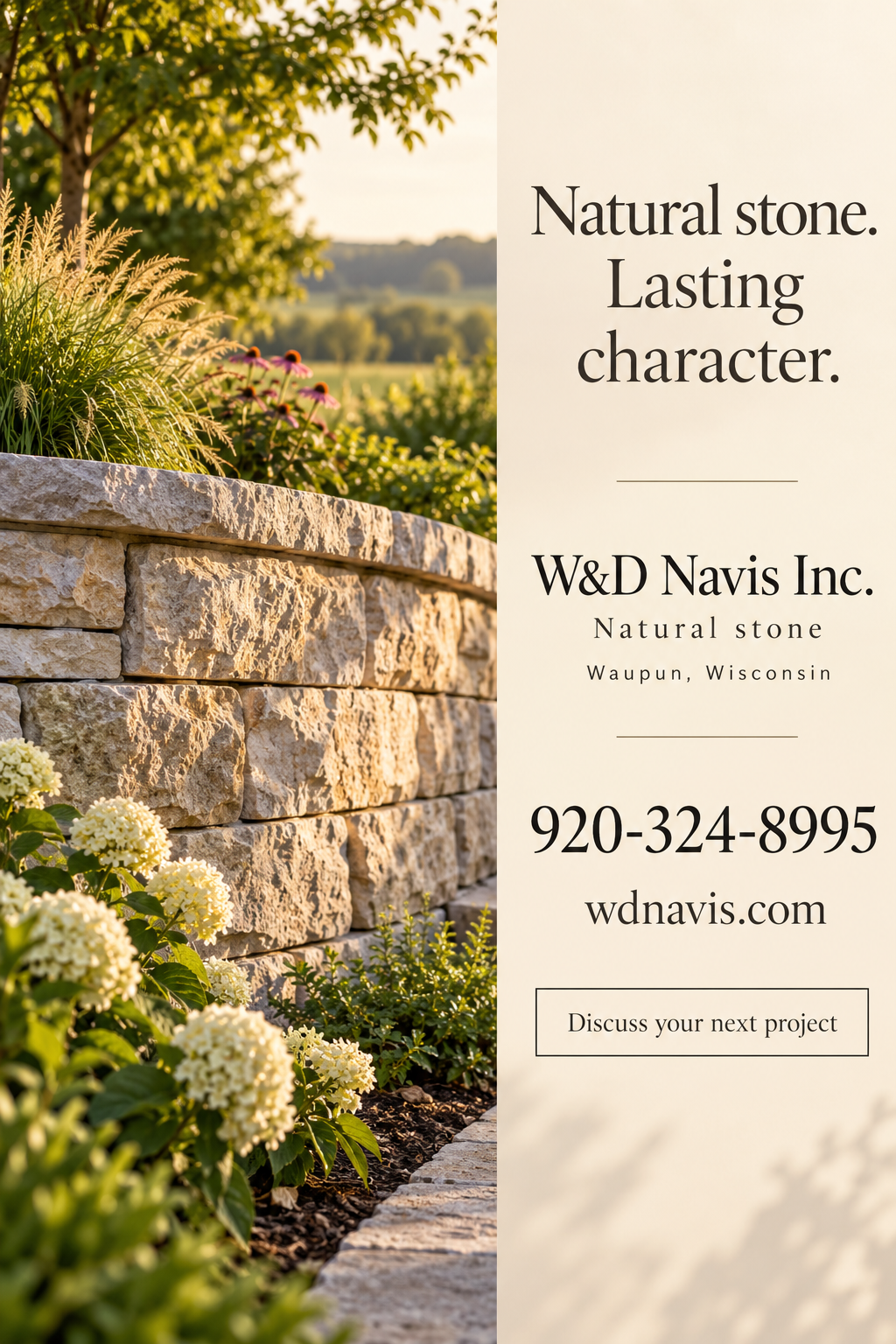 W&D Navis Inc — premium county advertisement