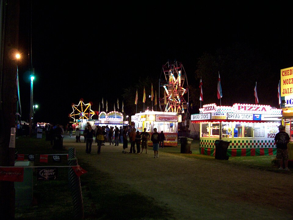 Calumet County — CalumetCountyFairNight2006, Calumet County, Wisconsin