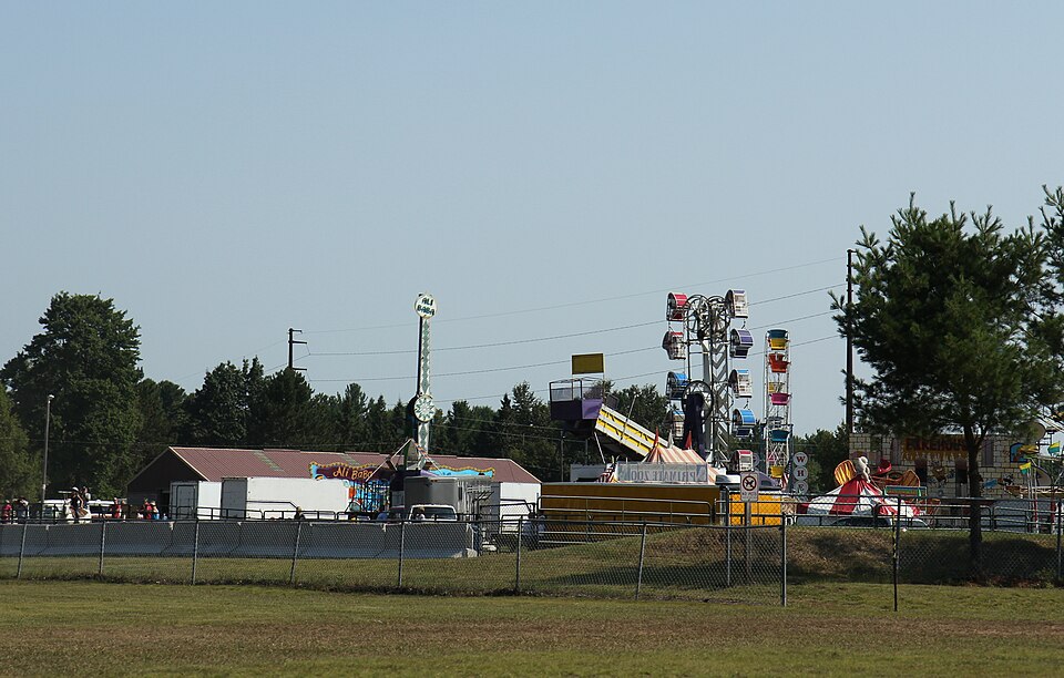 Rides during the 2015 county fair, Vilas County, Wisconsin