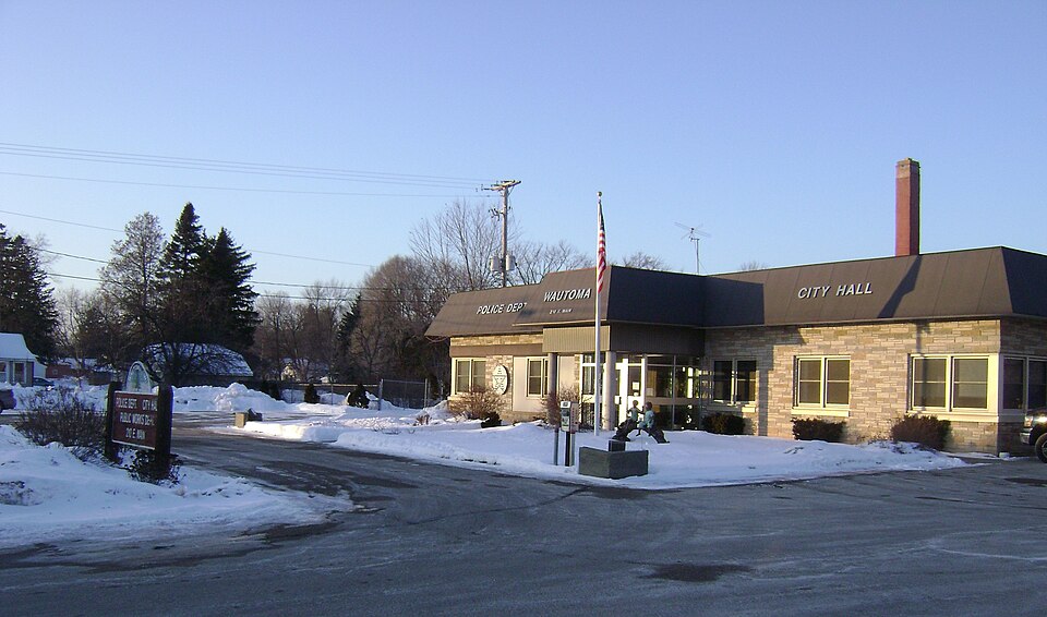 Wautoma City Hall, Waushara County, Wisconsin