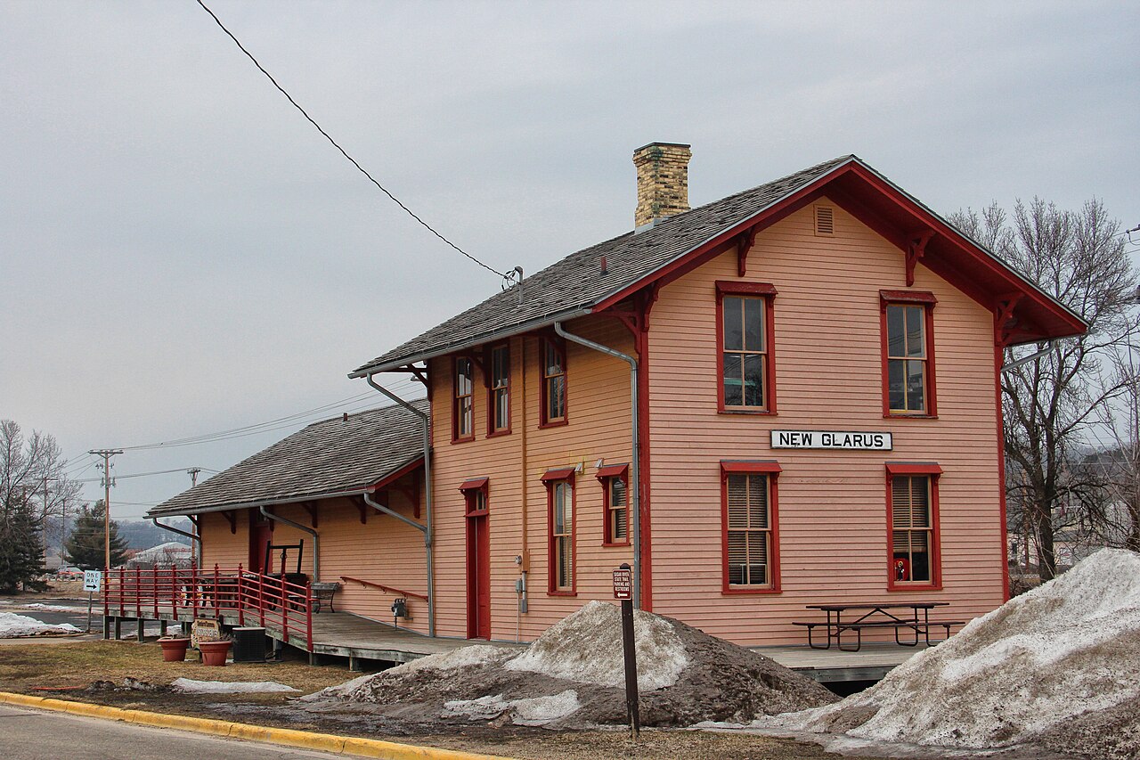 Chicago, Milwaukee and Saint Paul Railroad Depot, Green County, Wisconsin