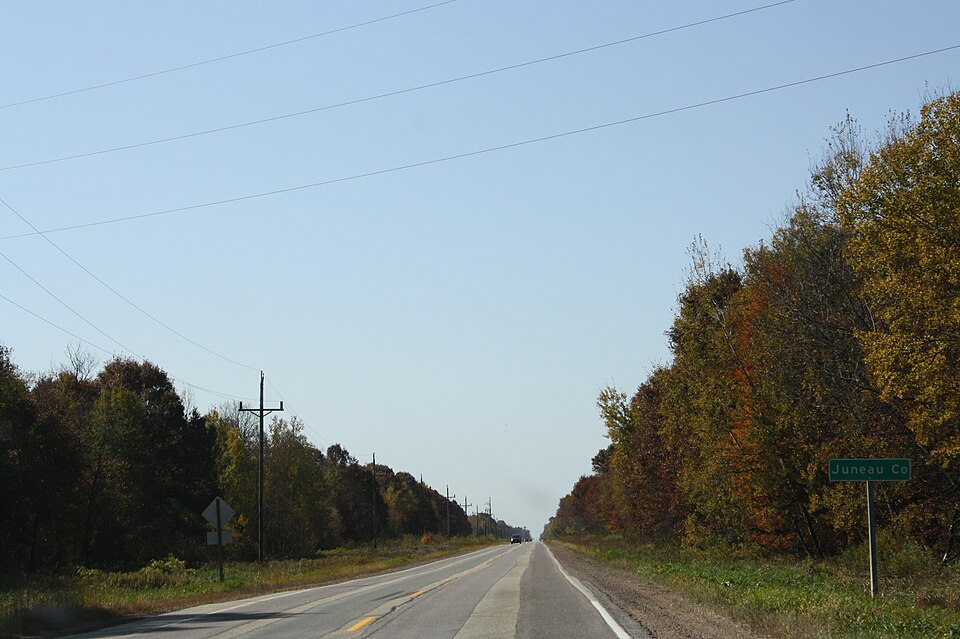 Juneau County — JuneauCountyWisconsinSignWIS173, Juneau County, Wisconsin