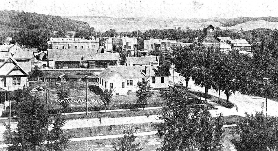Whitehall — Whitehall, Wisconsin (1911), Trempealeau County, Wisconsin