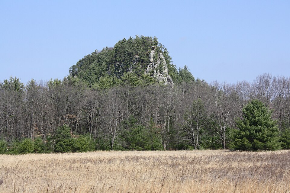The park from the south, Adams County, Wisconsin