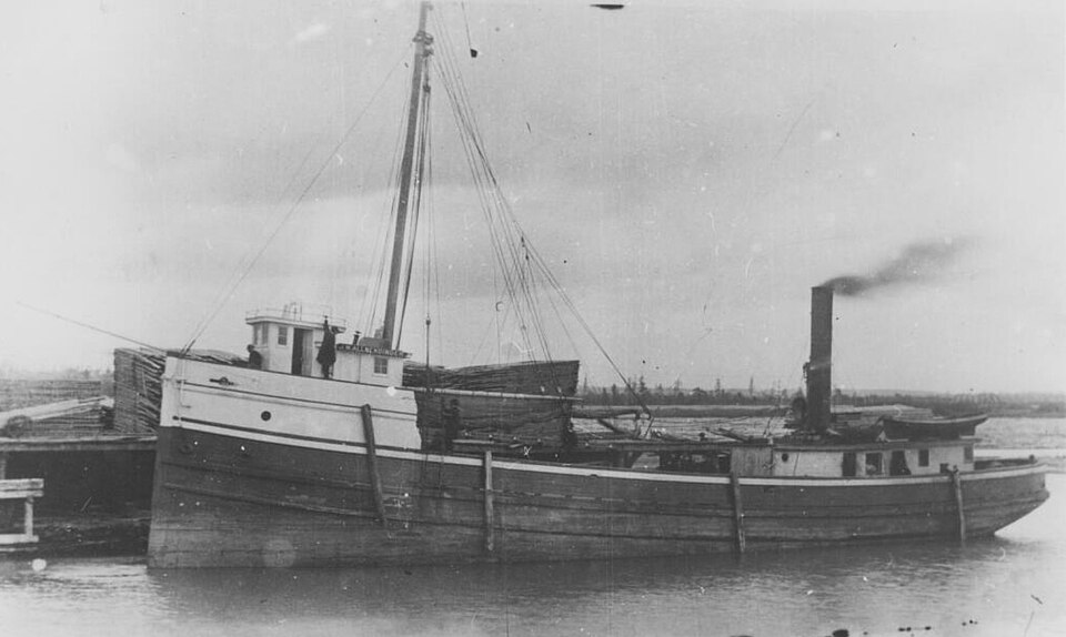 J.M. Allmendinger (Steambarge) Shipwreck, Ozaukee County, Wisconsin