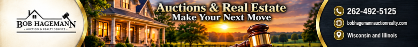 Bob Hagemann Auction & Realty Service premium banner advertisement