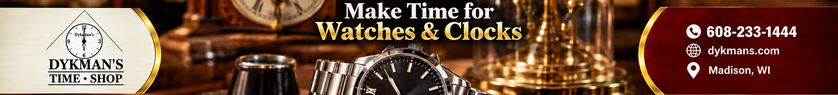 Dykman’s Time Shop premium banner advertisement