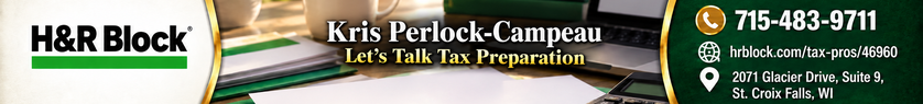 H&R Block — Kris Perlock-Campeau premium banner advertisement