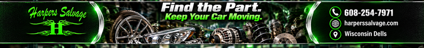 Harper’s Salvage premium banner advertisement