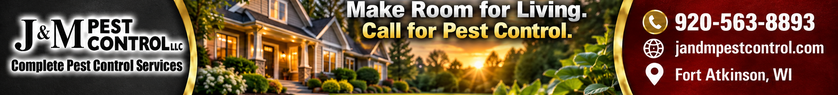 J&M Pest Control LLC premium banner advertisement