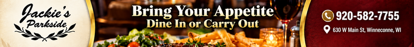 Jackie’s Parkside premium banner advertisement