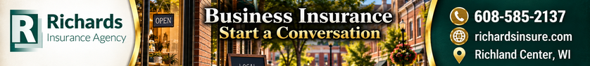 Richards Insurance Agency premium banner advertisement