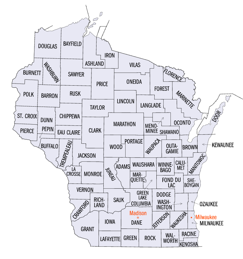Washington county map