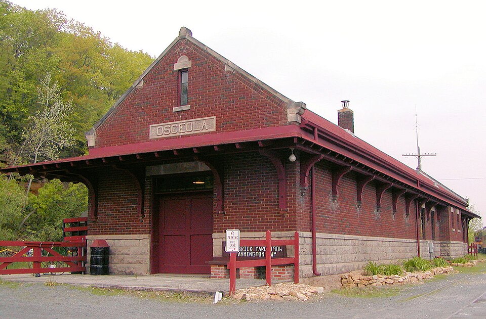 Minneapolis, St. Paul and Sault Saint Marie Railway Depot, Polk County, Wisconsin