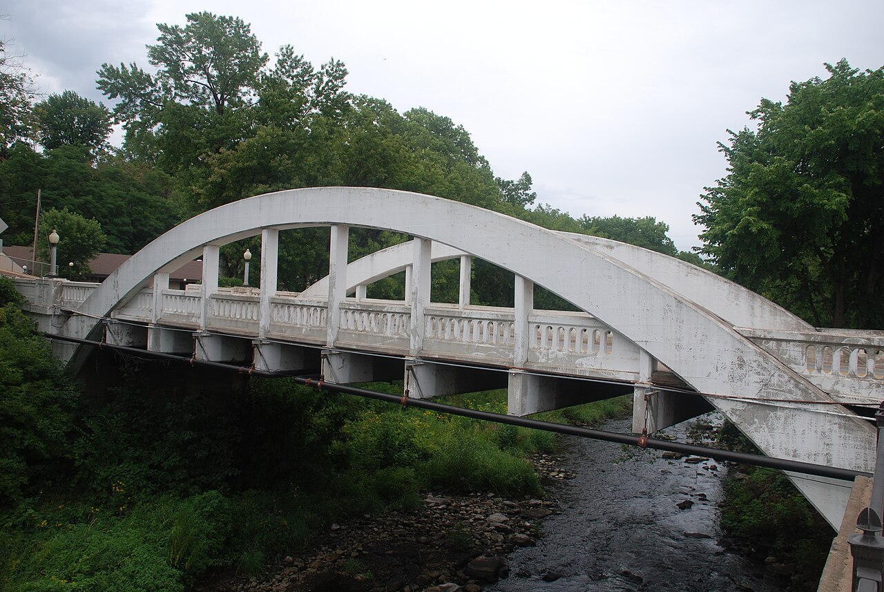 Marsh Rainbow Arch Bridge, Chippewa Falls, Chippewa County, Wisconsin
