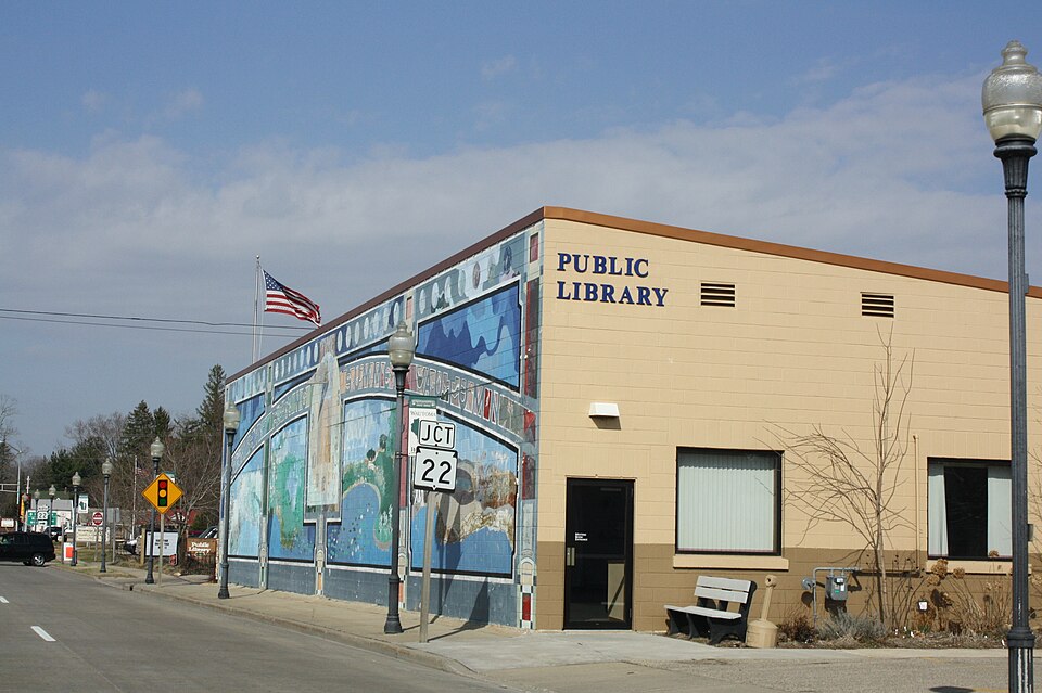 Public library, Waushara County, Wisconsin