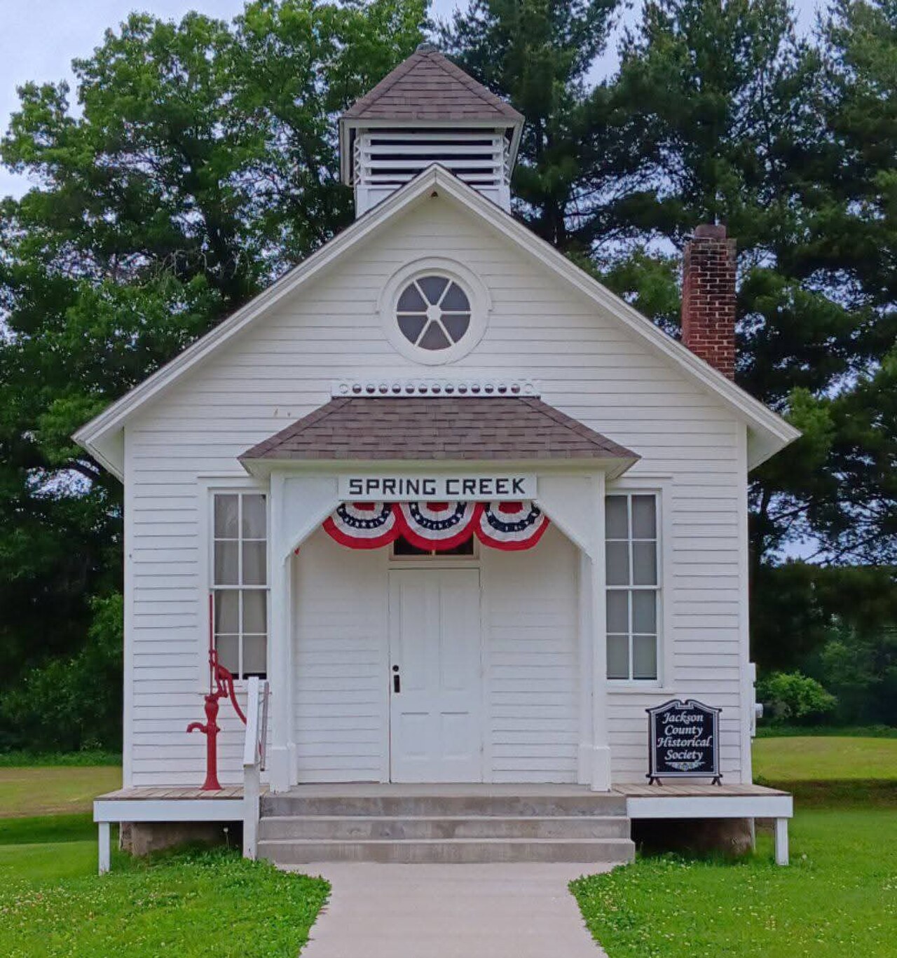 Spring Creek School, Albion, Jackson County, Wisconsin