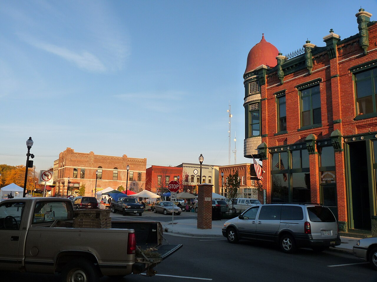Mathias Mitchell Public Square-Main Street Historic District, Stevens Point, Portage County, Wisconsin