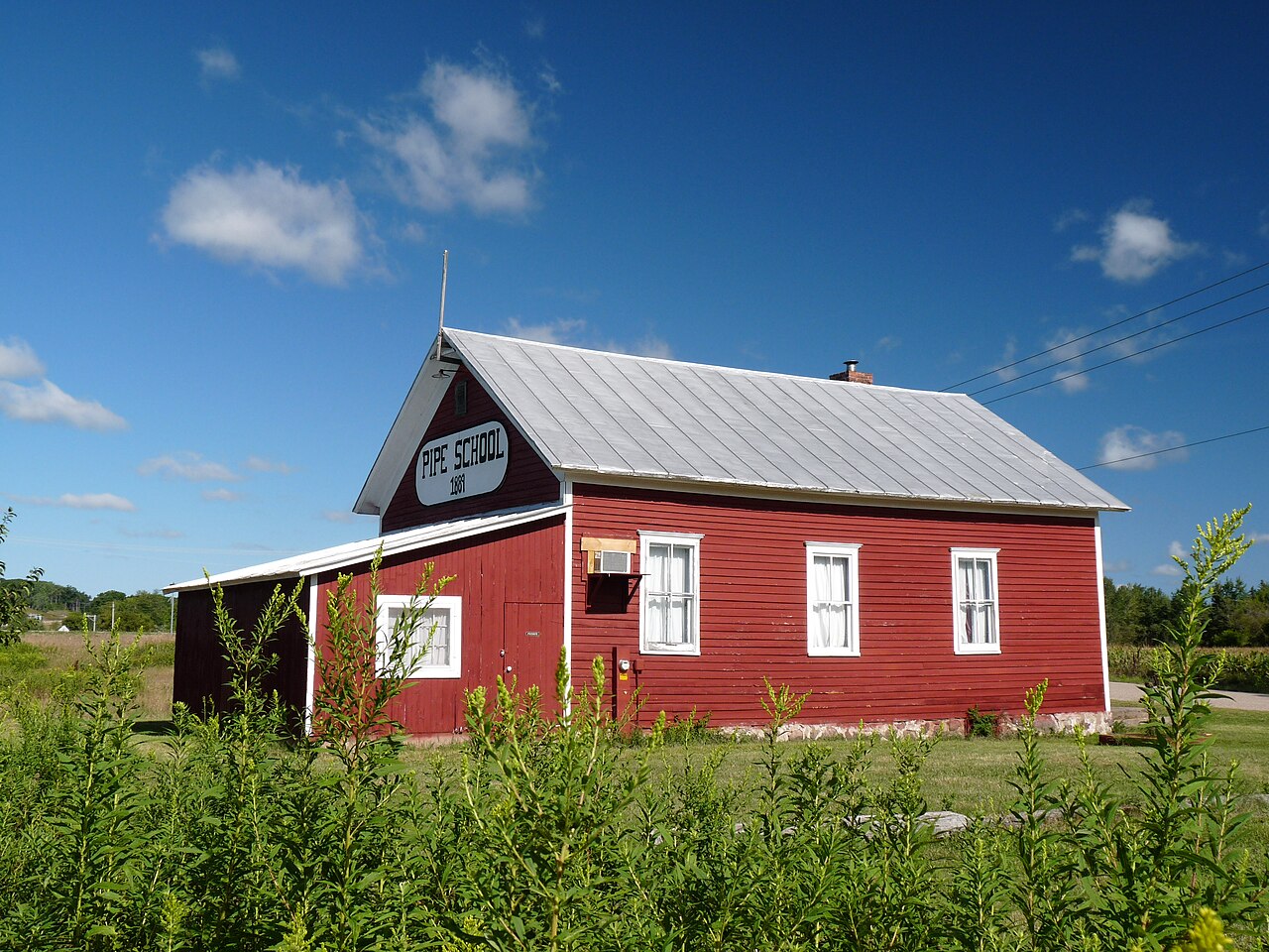 Pipe School, Lanark, Portage County, Wisconsin