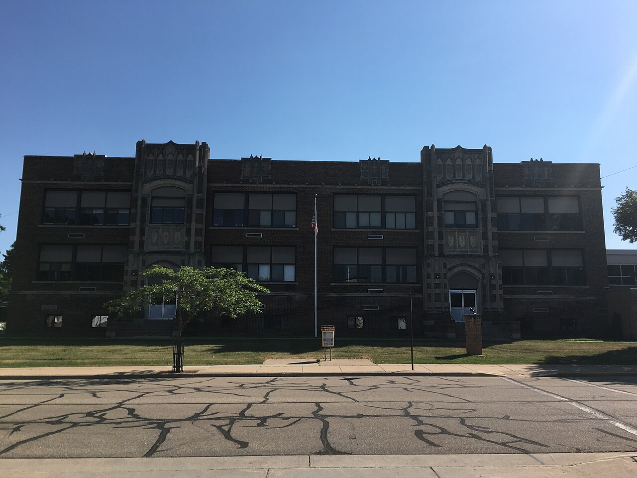 Clintonville High School, Clintonville, Waupaca County, Wisconsin